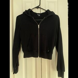 Aritzia TNA thermal zip hoodie